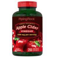 แอปเปิ้ลไซเดอร์ เข้มข้น 200 เม็ด Mega Potency Apple Cider Vinegar, 1800 mg (per serving)