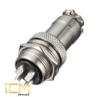 GX 22 4 - Pin Aviation Plug Male &amp; Female ชาย + หญิง แผงโลหะเชื่อมต่อการบินวงกลมซ็อกเก็ตปลั๊กเชื่อมต่อสายไฟ