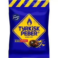 Tyrkisk Peber Original 150g Tyrkish Turkisk Peppar Turkish Pepper Salty Liquorice Lakrits Lakrids Lakris Liqurice Suolaa Lakritsi