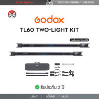 Godox TL60 RGB TUBE LIGHT Two-Light Kit เซ็ตไฟ LED 2 ชุด ความยาว 29.5" Built-in Baterry รองรับ APP และรีโมท ประกันศูนย์ไทย 2ปี  ALPHAWOLF