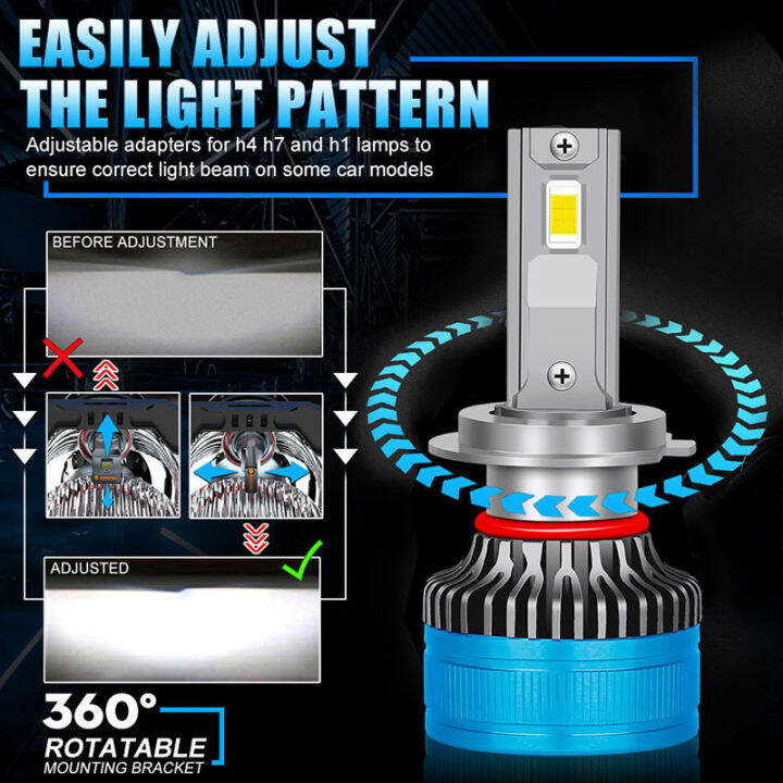 200w-80000lm-h7-turbo-หลอด-led-canbus-h4-9005-hb3-9006-hb4-9012-led-ไฟหน้า-h8-h11-h9-หลอดไฟ-6000k-หลอดไฟไดโอดไฟตัดหมอกอัตโนมัติ-dliqnzmdjasfg