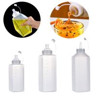 hotx【DT】 Large Caliber Squeeze Condiment Bottles With Cap Lids Ketchup Hot Sauces Accessories