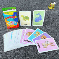 (In Stock) พร้อมส่ง แฟลชการ์ด รวม คำศัพท์เกี่ยวกับสัตว์ จำนวน 36 ใบ Flashcards Animals by GreatEnglishBooks