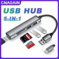 ตัวแยก3.0 USB ฮับ USB CNAGAIN ชนิด C USB กับ Tf/sd 5พอร์ตเครื่องแยกอเนกประสงค์ OTG สำหรับ Xiaom HUAWEI Ipad Airpro