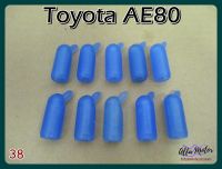 TOYOTA AE80 CAR CEILING LOCKING CLIP "BLUE" SET (10 PCS.) (38) #กิ๊บล็อคผ้าหลังคา  สีฟ้า 10 ตัว