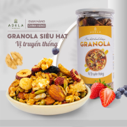 Granola siêu hạt ADELA 3 vị , ngũ cốc granola ăn kiêng giảm cân dinh dưỡng