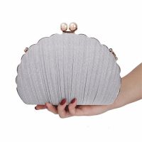 【YD】 2023 Shaped Evening Clutch Fold Silk Dinner Purse Wallets Wedding Banquet Drop Shipping MN1515