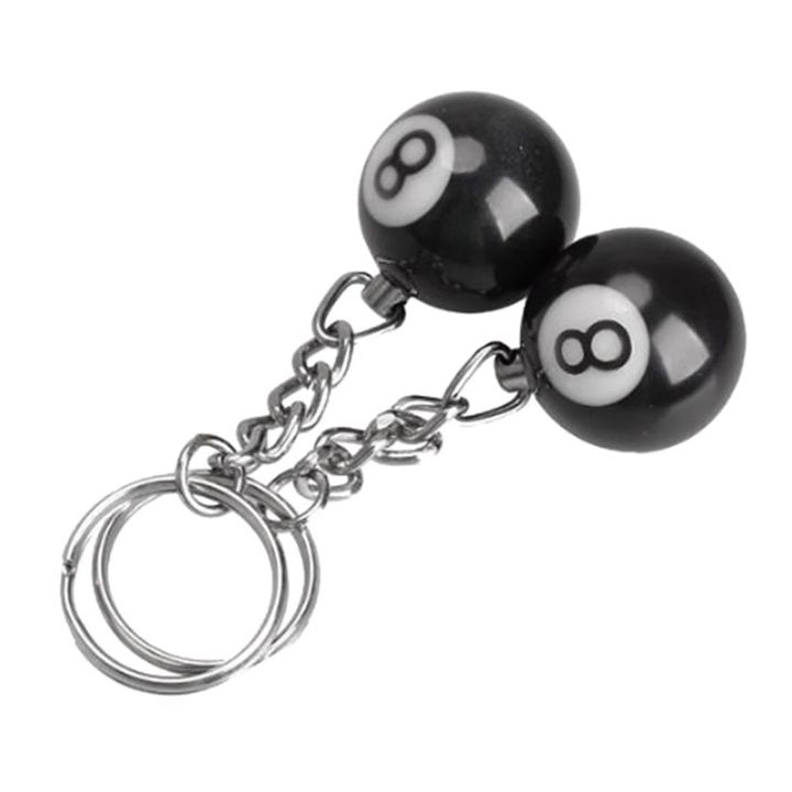 16-pcs-billiard-pool-keychain-snooker-table-ball-key-ring-gift-lucky-no-8-keychain-25mm