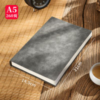 A4B5A5 Large Business Diary Leather Soft Copy Office Notebook Agenda Journal Line Pages Thicken Sheepskin Notepad 260 Sheets