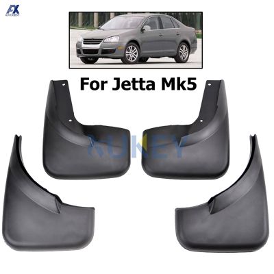 4Pcs Mud Flaps สำหรับ VW Jetta A5 Mk5 Bora Vento GLI 2006 - 2011 Mudflaps Splash Guards Mudguards Fender Liner 2007 2008 2009 2010