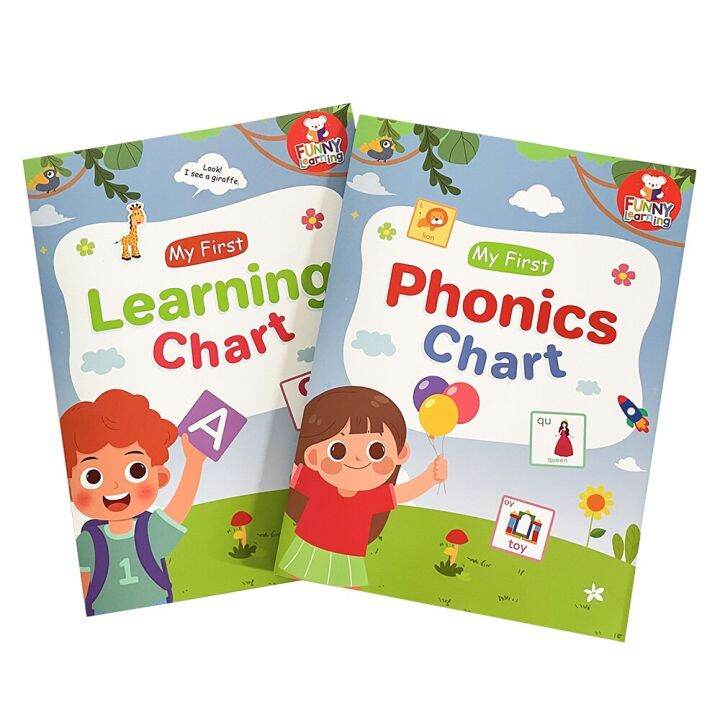 Educational Posters Folding Charts for Toddlers Classroom Decorations