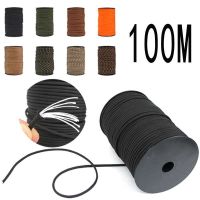 [100M 550 Paracord สายเชือกร่มชูชีพ [9 เชือก] สําหรับตั้งแคมป์กลางแจ้งเดินป่า