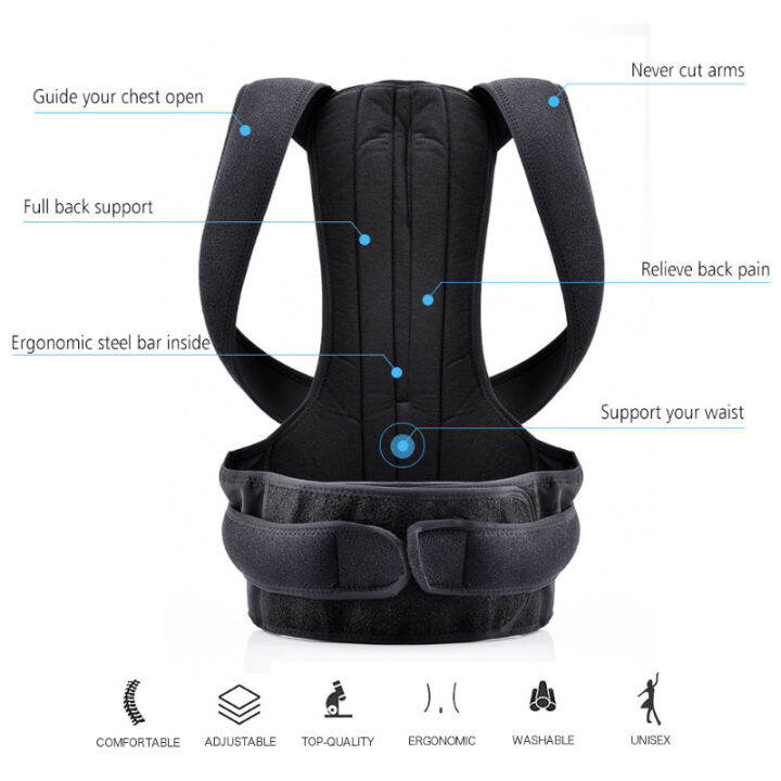 posture-corrector-back-posture-ce-clavicle-support-stop-slouching-and-hunching-adjustable-back-trainer-unisex-correction-belt