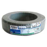 สายไฟ THW NNN 1x2.5 SQ.MM. 100M สีเทาELECTRIC WIRE THW NNN 1X2.5 SQ.MM 100M GREY **ราคาดีที่สุด**