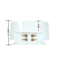 ‘；【=- 5PCS G13 Fluorescent Lampholder 26Mm Lamp Diameter PC Body