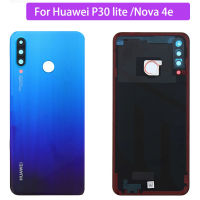 ต้นฉบับเคสฝาหลังกระจกสำหรับ Huawei P30 Lite ฝาหลังเคสฝาหลังพร้อมเลนส์กล้องสำหรับ Huawei Nova 4e P30 Lite