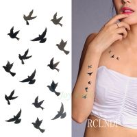 【hot】♗㍿  Temporary Sticker Swallow fly bird Flash Tatoo Fake Tatto arm leg Wrist Foot hand Men kids