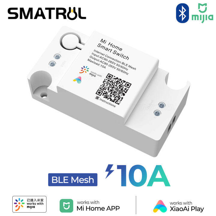 SMATRUL Xiaomi Mijia Switch Module Xiaomi Mi Home WiFi Voice Relay