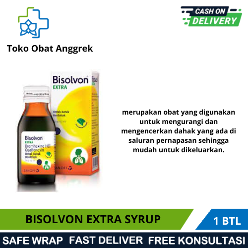 BISOLVON EXTRA SYRUP/60ML/OBAT BATUK BERDAHAK | Lazada Indonesia