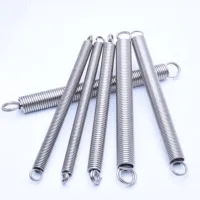 1Pcs 304 stainless steel wire diameter 0.3mm 0.4mm 0.5mm 0.6mm 0.7mm 0.8mm 1.0mm 300mm Dual Hook Long Expansion Tension Spring Traps  Drains