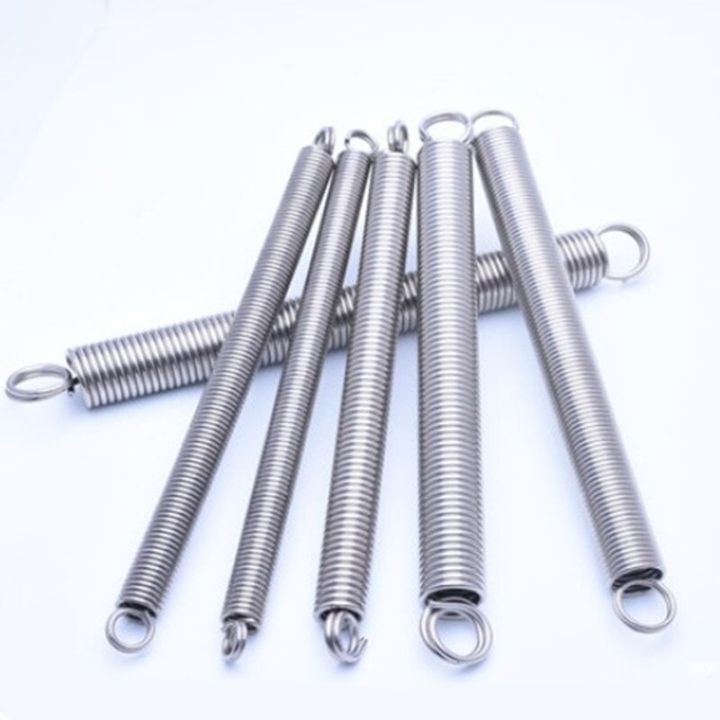 1pcs-304-stainless-steel-wire-diameter-0-3mm-0-4mm-0-5mm-0-6mm-0-7mm-0-8mm-1-0mm-300mm-dual-hook-long-expansion-tension-spring-electrical-connectors