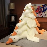 ✹❆ Cute Goose Body Pillow Plush Big Duck Kawaii Sleep Pillow Cushion Soft Stuffed Animal Birthday Christmas Gift for Kids and Girls