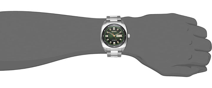 seiko-mens-snkm97-analog-green-dial-automatic-silver-stainless-steel-watch