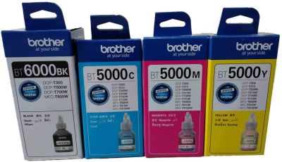 Brother BT-6000BK, BT-5000 Ink Bottle Ink cartridge Brother - หมึกสี Brother BT-6000BK, BT-D60BK, BT-5000 ของแท้ประกันศูนย์ 100%