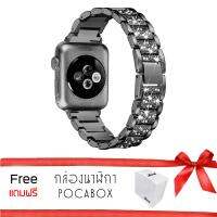 พร้อมส่ง สายนาฬิกา iwatches สายนาฬิกา เพชร iwatches Band Stainless Steel ใช้งานร่วมกับสายคาด Apples Watch 38 มม. 40 มม. กรณีสแตนเลสตาปรับได้ปิดแม่เหล็กสำหรับสายนาฬิกา Apples Watch ใช้งานร่วมกับ Apples Watch Series 4