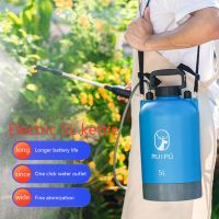 5L Pump Sprayer 360 Adjustable Swivel Nozzle Gardening Spray 2200 MAH Battery Powered Two Modes for Home Backyard Courtyard Yard