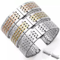 ☋❖ Stainless steel Watch Band For Tissot 1853 Watch Band Steel Band T41 T006/T099/T085 Watch Chain for Men and Women 19 20 21 22mm