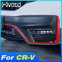 Hivotd ABS Car Front Bumper Trim Strip Cover Auto Styling Sticker Decoration Exterior Accessories For Honda CR-V CRV 2021