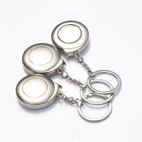 customised tailor 6mm 100cm mini round shape measuring tape keychain tailer measuring tape metal Linear Measurement