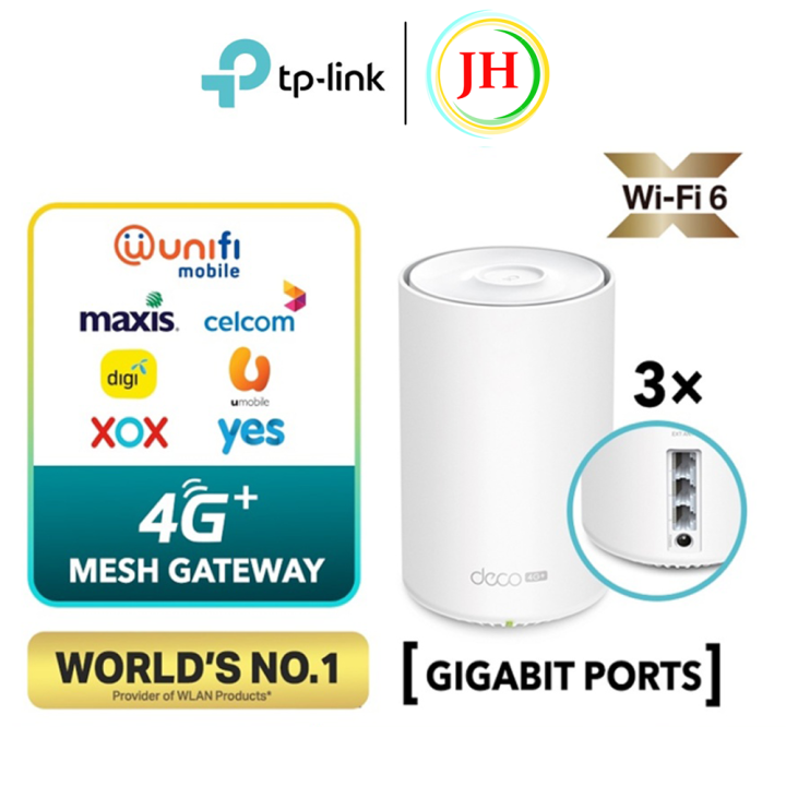 TPLink AX1800 4G LTE Modem Direct Sim Card Mesh Router( Whole Home