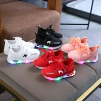Bright Light Shoes Boys and Girls Luminous Sports Shoes Casual Shoes Non-slip Baby Children