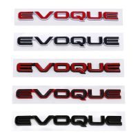 สติกเกอร์ตกแต่งท้ายรถท้ายอัตโนมัติตรารถยนต์ด้านร่างกายรถยนต์ EVOQUE ABS สำหรับรถแลนด์โรเวอร์ฟรีแลนเดอร์ตกแต่งเครื่องป้องกันรถแลนด์โรเวอร์เรนจ์ EVOQUE Discovery