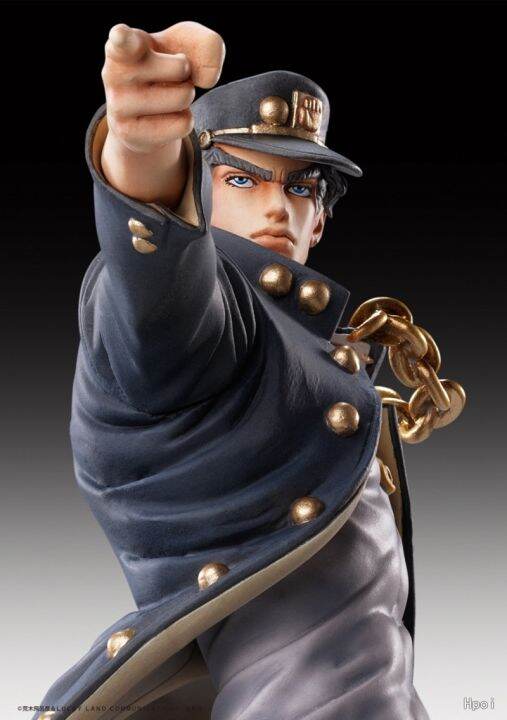 หุ่นอะนิเมะโจโจ้ขนาด17ซม-ผจญภัยแบบแปลกประหลาดรูป-kujo-jotaro-star-แพลทินัมตุ๊กตาขยับแขนขาได้กล่องของขวัญตุ๊กตาโมเดลสำหรับเด็ก