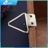 1 10PCS Big Triangle Double Hole Hanging Picture Frame Hardware Accessories Hook Metal Hook Double Hole Hook Storage