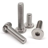 5/10/50pcs CM M1.6 M2 M2.5 M3 M4 M5 M6 M8 304 Stainless Steel Hex Hexagon Socket Ultra Thin Flat Wafer Head Allen Cap Screw Bolt Nails Screws Fastener