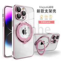 เคสโทรศัพท์กันกระแทกสำหรับ Iphone 14 13 12 11 Pro Max 14 Plus XS XR XS Max 7 8 Plus ที่โปร่งใสเคลือบอิเล็คโทรเพลทเคสโทรศัพท์ตัวตัวดูดแม่เหล็ก