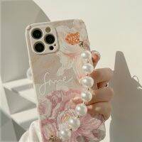 เคสโทรศัพท์หนัง3d ซิลิโคนนิ่มภาพดอกไม้ขนาดใหญ่แบบย้อนยุคสำหรับ Iphone 13 11 14 Pro Max 12 Mini 7 8 Plus X Xr Xs Max กรอบลายน่ารัก