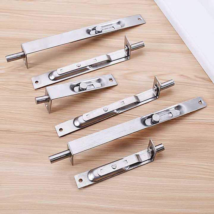 Stainless Steel concealed Door Bolt 4 inch 6 inch 8 inch Bathroom Door