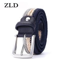 ZLD Genuine Fashion Pin buckle Weave mens leather belt High Quality casual Trend luxury designer All-match clothing with belt Belts