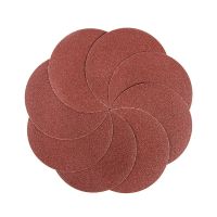 ♘ 5 inch 125mm Sand Flocking Round Shape Sandpaper Sheet Polishing Disc Air Grinding Sanding 40-2000 Grit for Grinder Rotary Tools