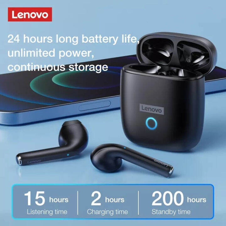 lenovo-lp50-หูฟังไร้สาย-tw-s-หูฟังบลูทูธ-ไร้สาย-กันเหงื่อ-ฟังก์ชั่น-touch-control-หูฟังบลูทูธไร้สาย-lp50