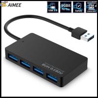 AIMEE สากล การถ่ายโอนข้อมูล 5Gbps ภายนอก อะแดปเตอร์ ตัวแยกพอร์ต 4 พอร์ต เครื่องแผ่ USB 3.0 Hub