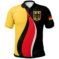 2023 NEW Style Germany Polo Shirt - Flag And Coat Of Armssize：XS-6XLNew product，Can be customization