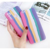 [ สายรุ้งชมพู ] Case Realme C17 / 7i เคสสายรุ้งชมพูไล่โทนสีนิ่ม เคสนิ่มซิลิคอน เคสกันกระแทก Realme C17