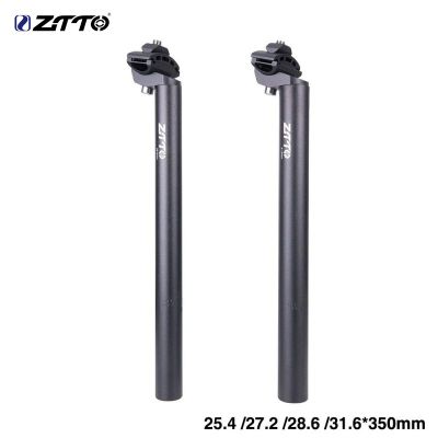 ZTTO Aluminum Seatpost Mountain Bike 25.4 27.2 28.6 31.6 350mm Road Bicycle Seat Post MTB Seat Tube MTB Fixed Gear Seat Tools