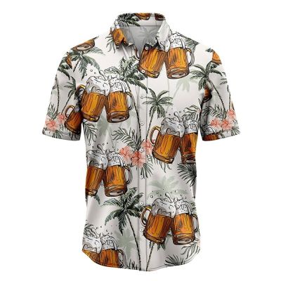 เสื้อผู้ชายแฟชั่นใหม่เสื้อผ้าลำลองแนวสตรีทเดินทางชายทะเล5xl ผู้ชายทรงหลวมไซส์ใหญ่พิเศษปี2023เสื้อฮาวาย